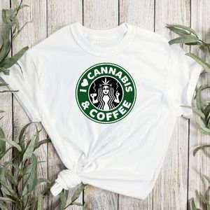 Cannabis n Coffee Tee